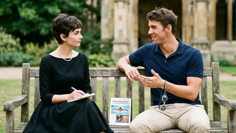 audrey hepburn and michael phelps
